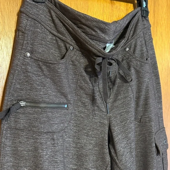 Athleta Cargo Joggers Brown/Burgundy sz M - Picture 7 of 12